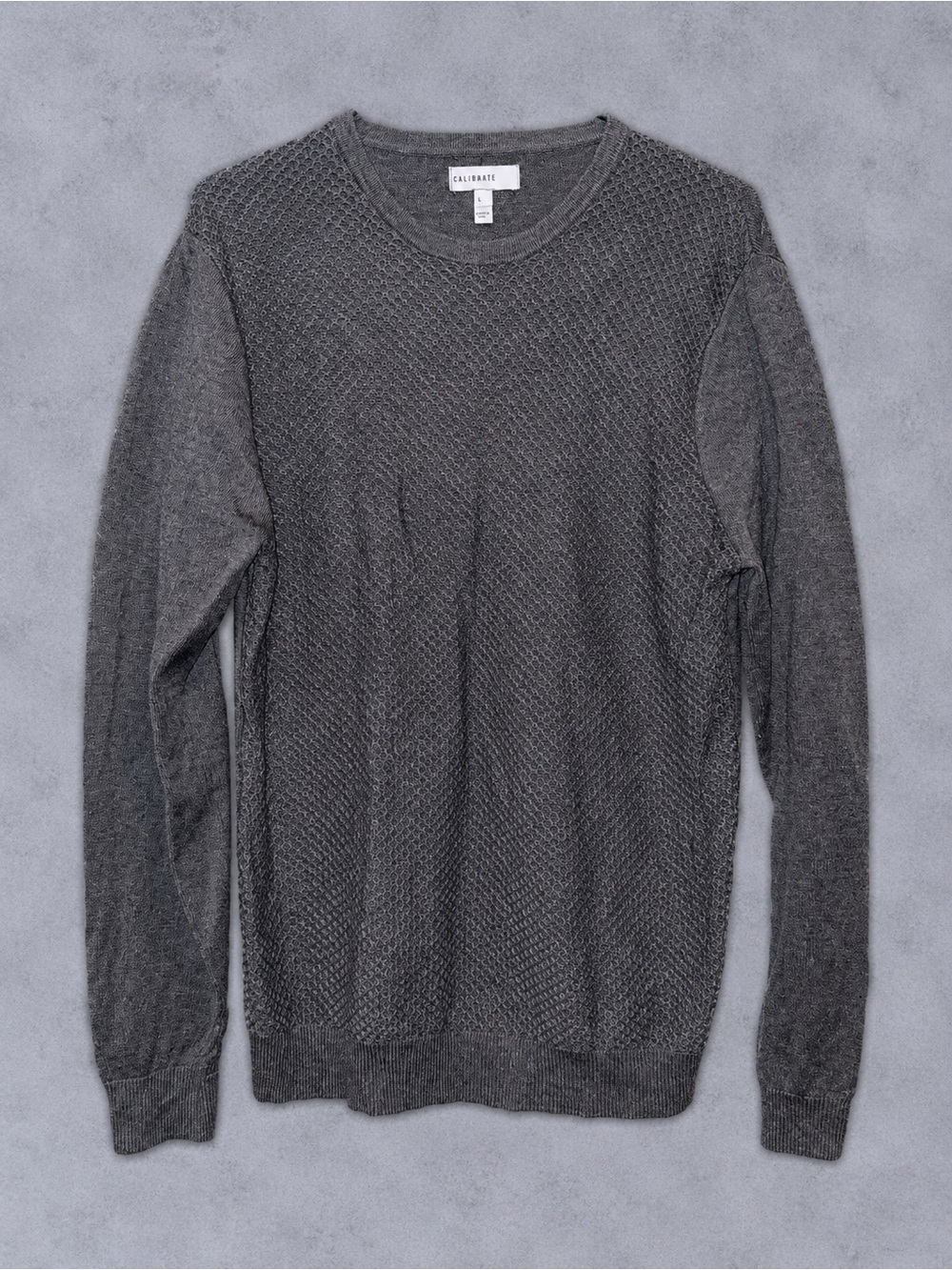 Calibrate Men’s Crew Neck Pullover Sweater Size Medium